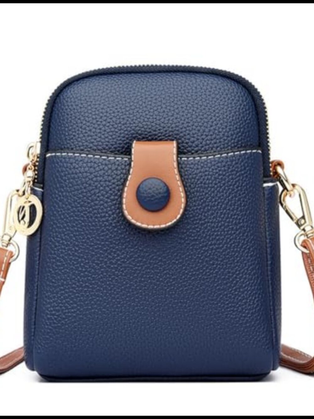 Small PU Leather Crossbody Bag Phone Purse Women